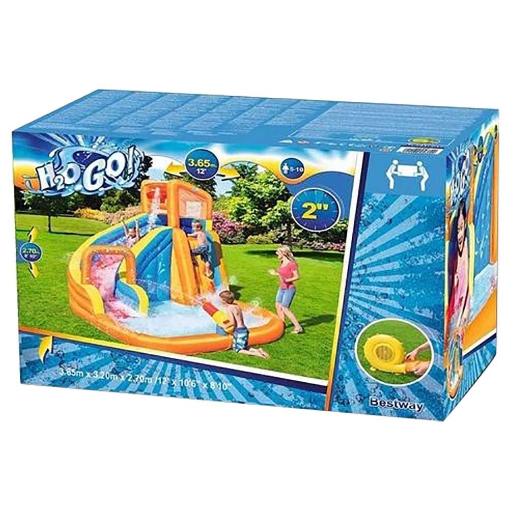 Bestway - Blast Zone Hydro Water Park With Slider - Bouncer & Play Pool