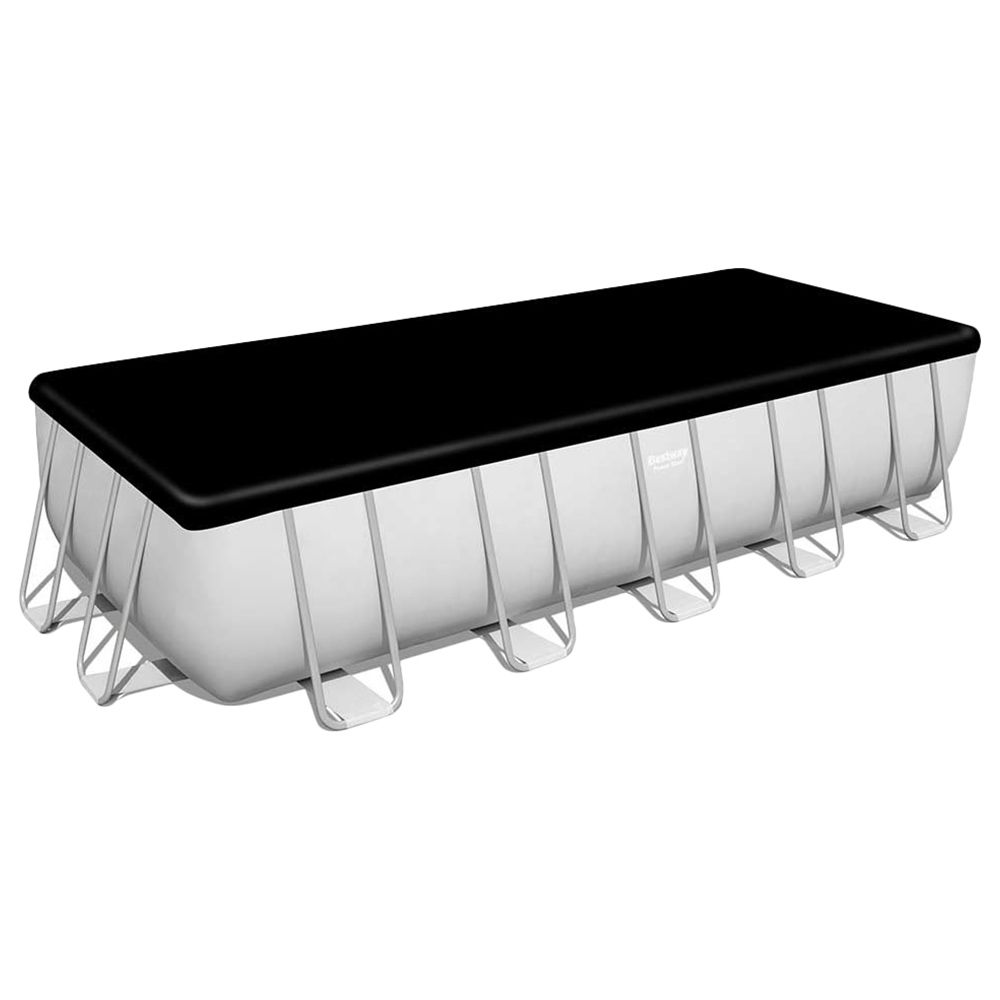 Bestway - Power Steel Rectangular Above Ground Pool - White