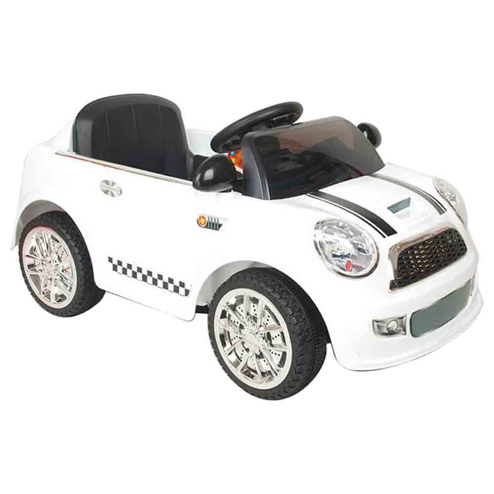 Megastar - Mini Coupe 6v Ride On Car - White