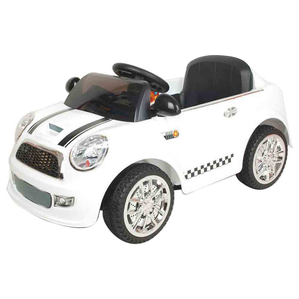 Megastar - Mini Coupe 6v Ride On Car - White