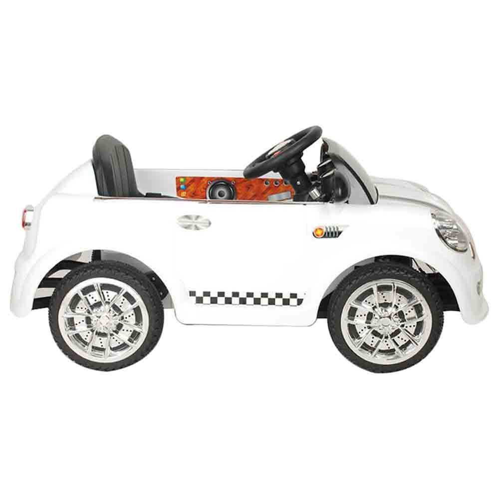 Megastar - Mini Coupe 6v Ride On Car - White