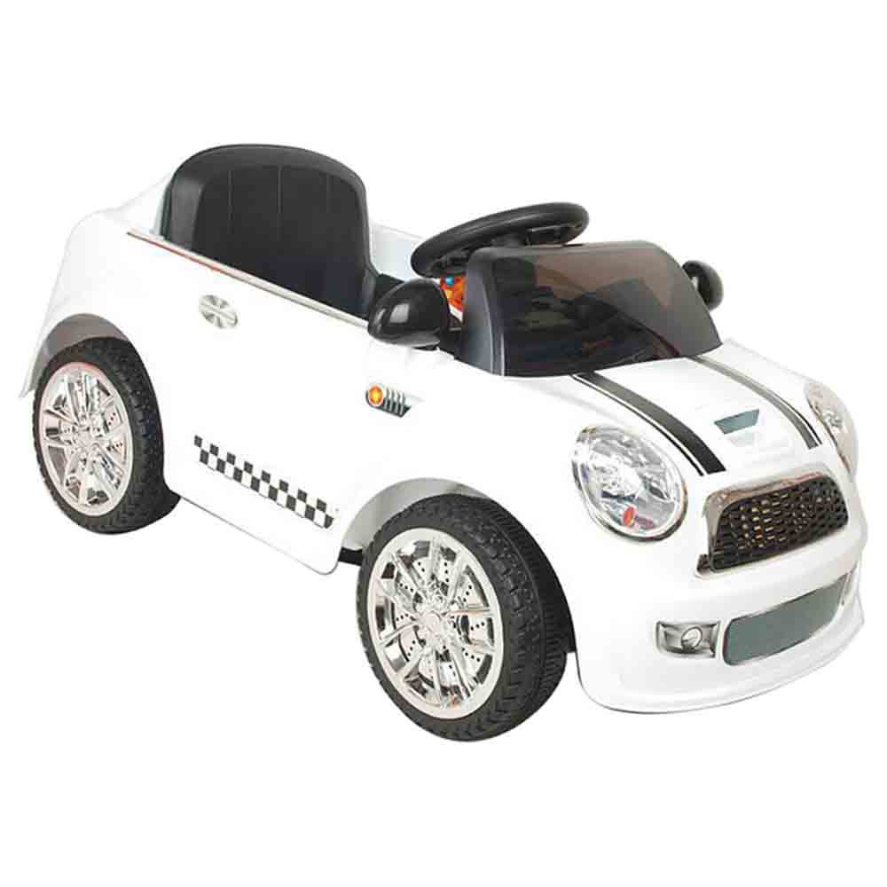 Megastar - Mini Coupe 6v Ride On Car - White