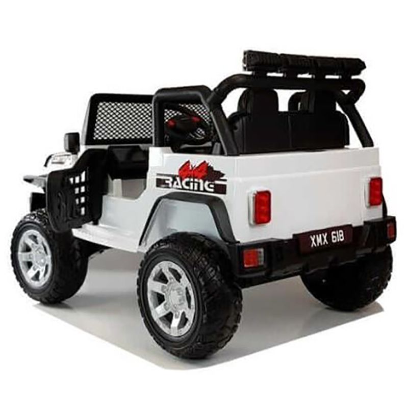 Megastar - 12V Electric Toy Jeep - White