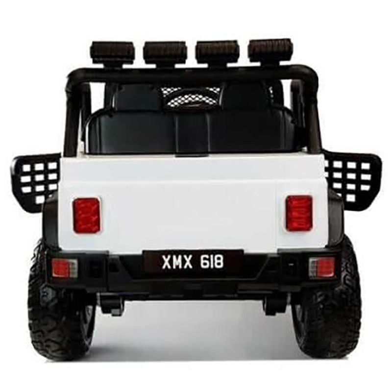 Megastar - 12V Electric Toy Jeep - White