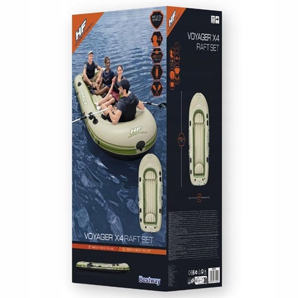 Bestway - Hydro-Force Voyager X4 Inflatable Raft Set