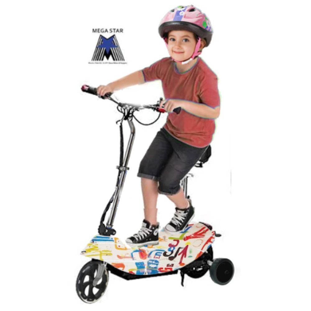 Megawheels - Zippy Electric Scooter W/ Wheels 24V - Melody White