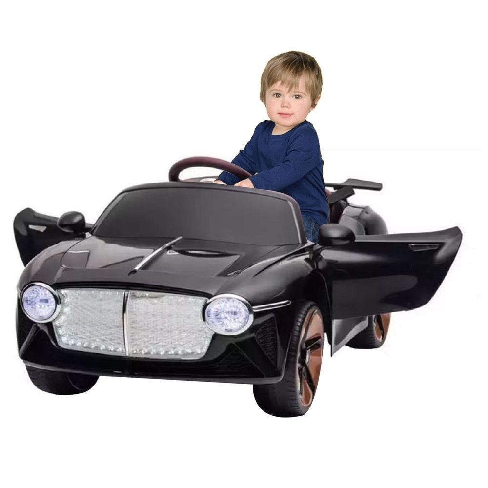 Megastar - Ride-on Cyber Kids Battery Powered Car 12V - Black