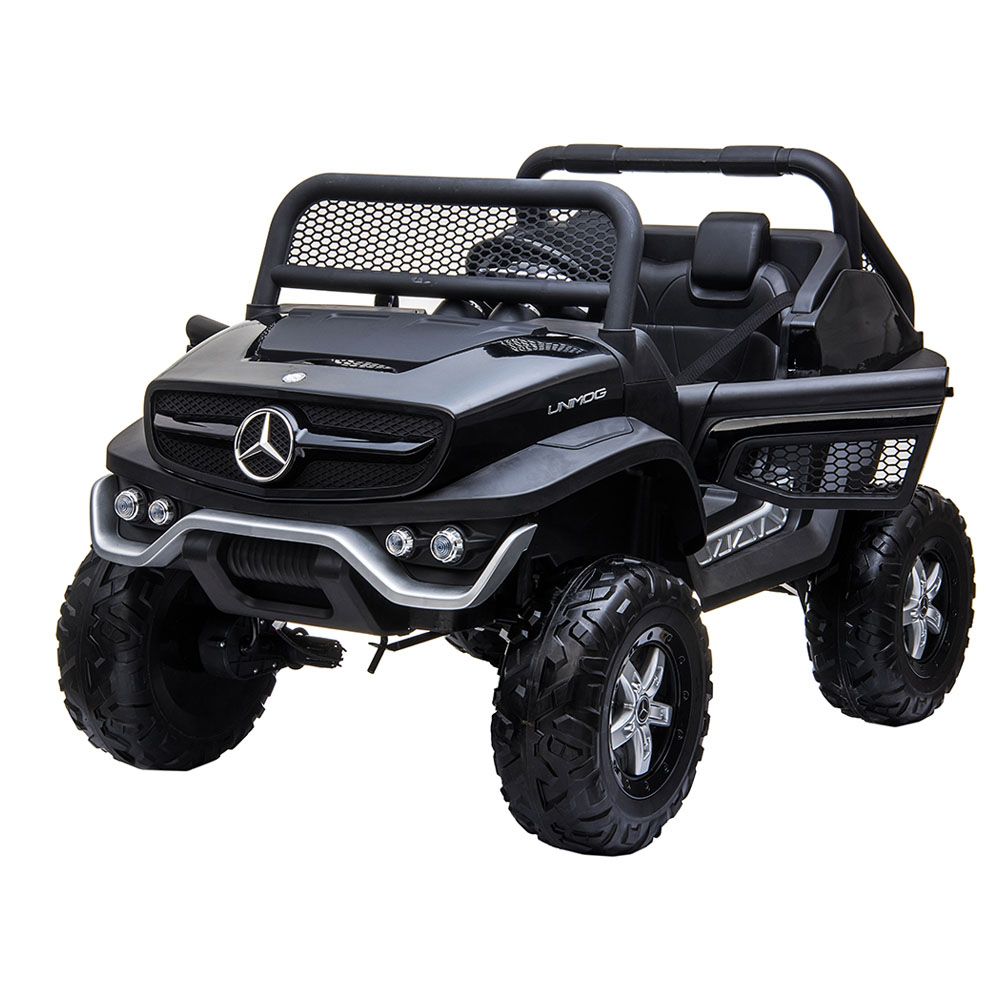 Megastar - Ride On Mercedes Benz Dragoon 12V Truck - Black