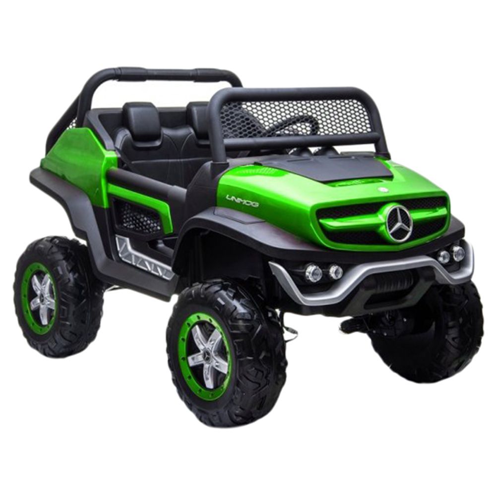 Megastar - Ride On Mercedes Benz Dragoon 12V Truck- Green