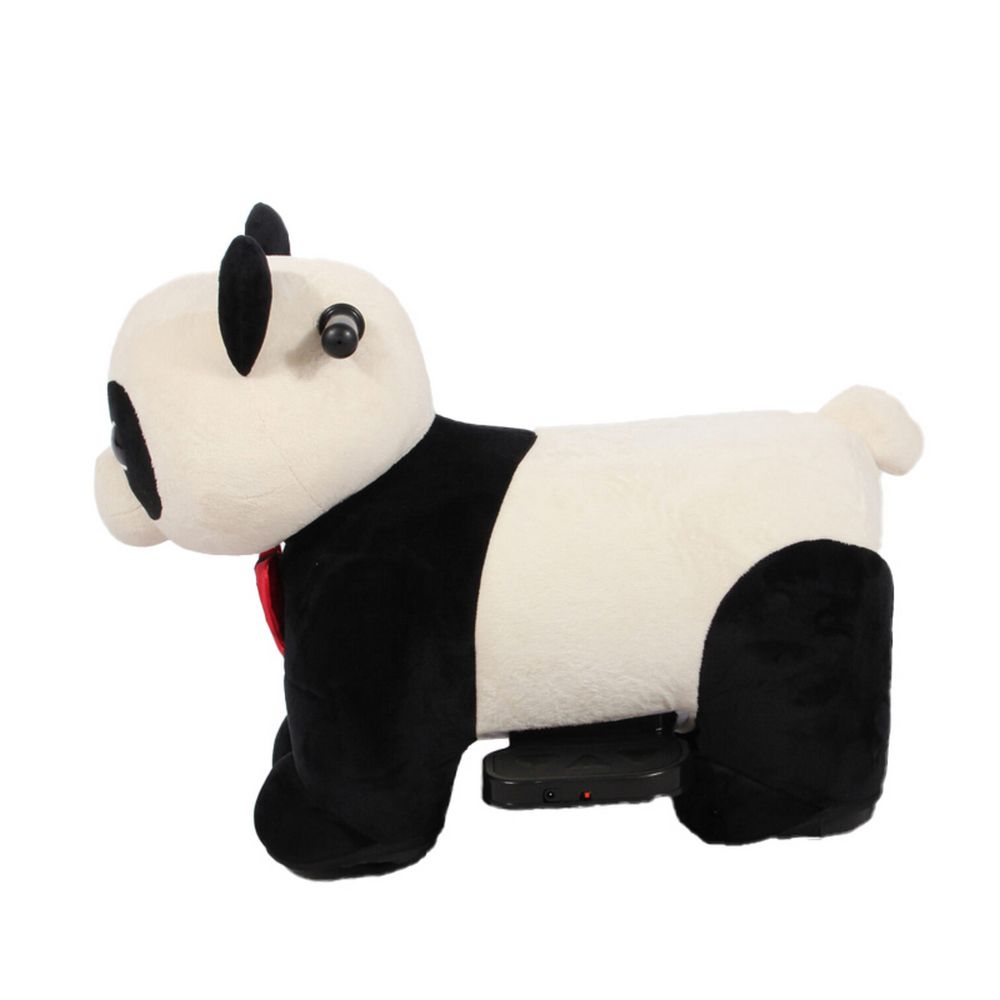 Megastar - Ride-on 6V Plush Panda Bear