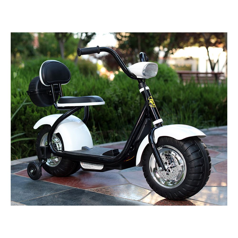 Megastar - Coco Harley Motorcycle 6v Ride on - White