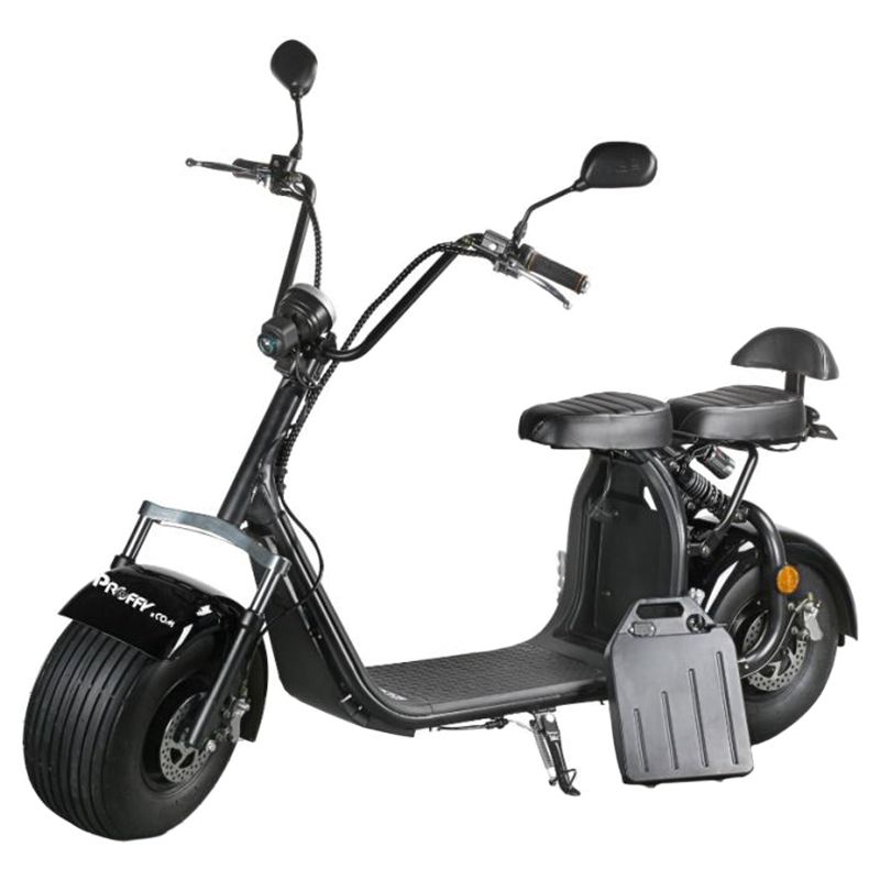 Megawheels - 60V Coco City Harley Urban Scooter - Black