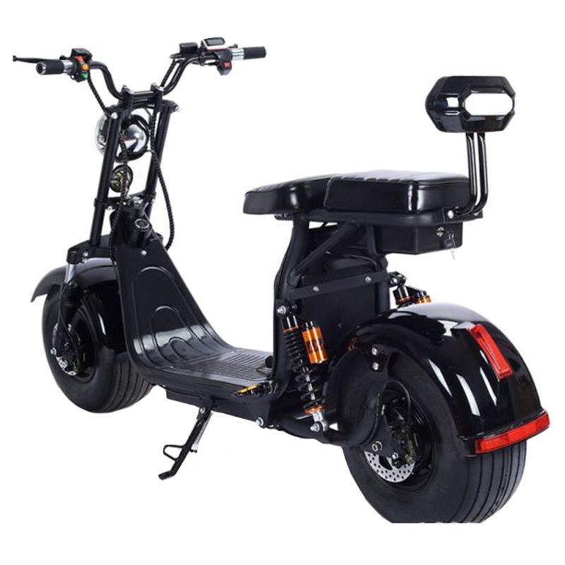 Megawheels - 60V Stylish Groovy Fat Tyre Scooter - Black