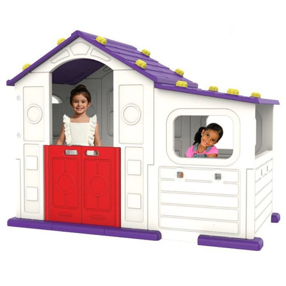 Megastar - Double Fun Indigo Playhouse w/ Play Shed