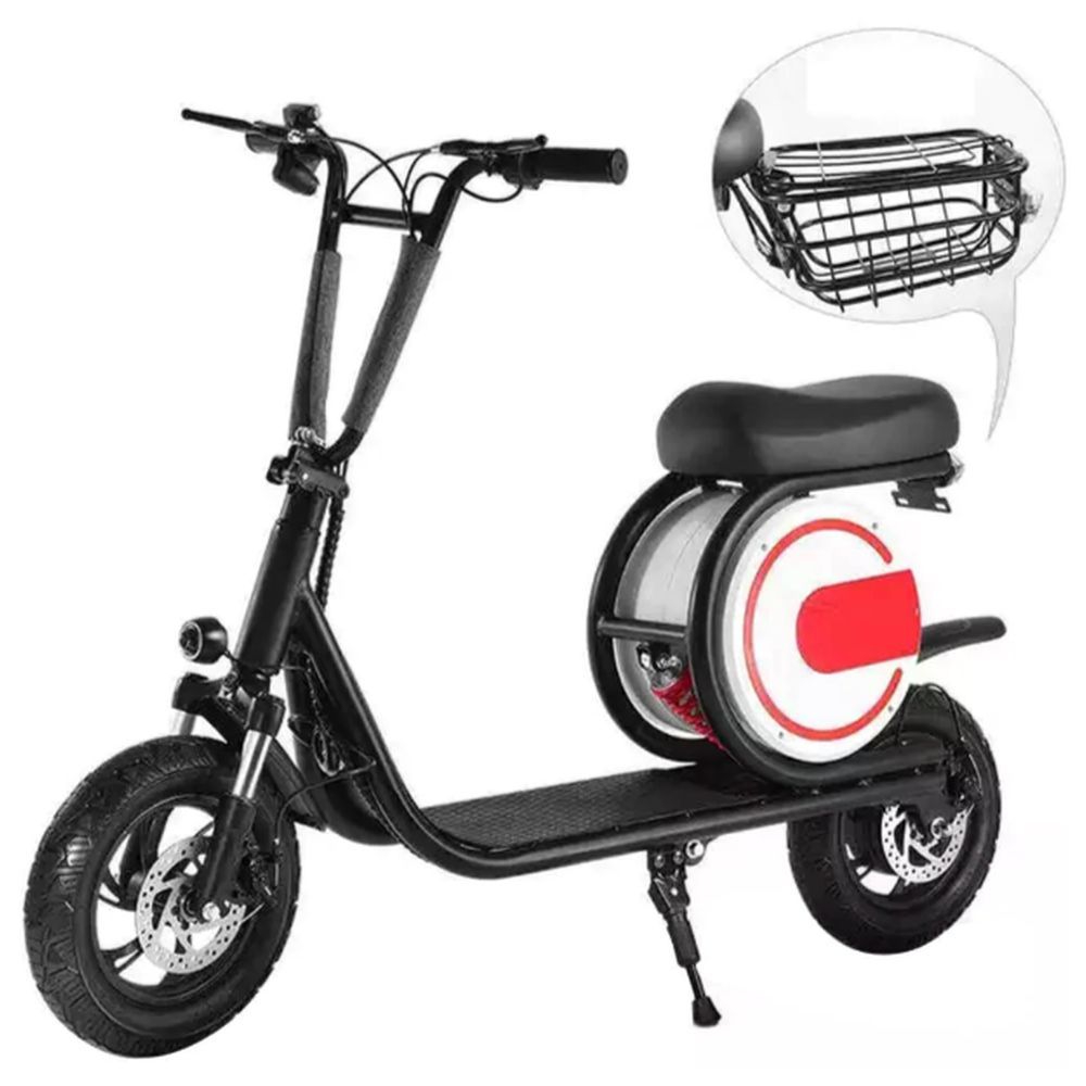 Megastar - Megawheels Foldable Go Uber Electric LED Bike 36V - Black