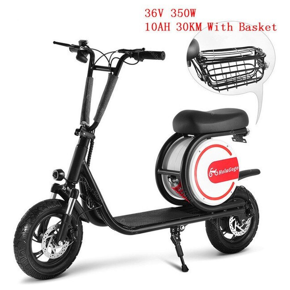 Megastar - Megawheels Foldable Go Uber Electric LED Bike 36V - Black