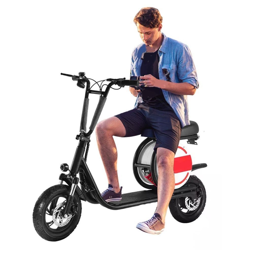 Megastar - Megawheels Foldable Go Uber Electric LED Bike 36V - Black