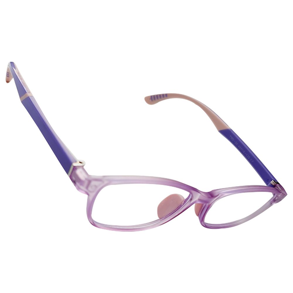 Megastar - Rectangular Blue Light Blocking Eye Glasses - Pink/Purple