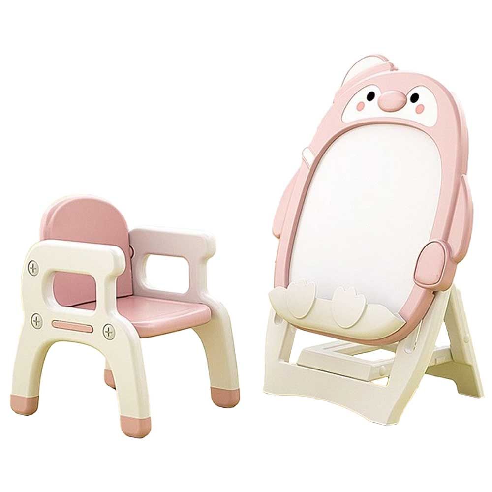 Megastar - My Penguin 2-in-1 Table/Chair & Activity Board - Pink