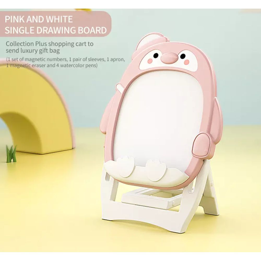 Megastar - My Penguin 2-in-1 Table/Chair & Activity Board - Pink