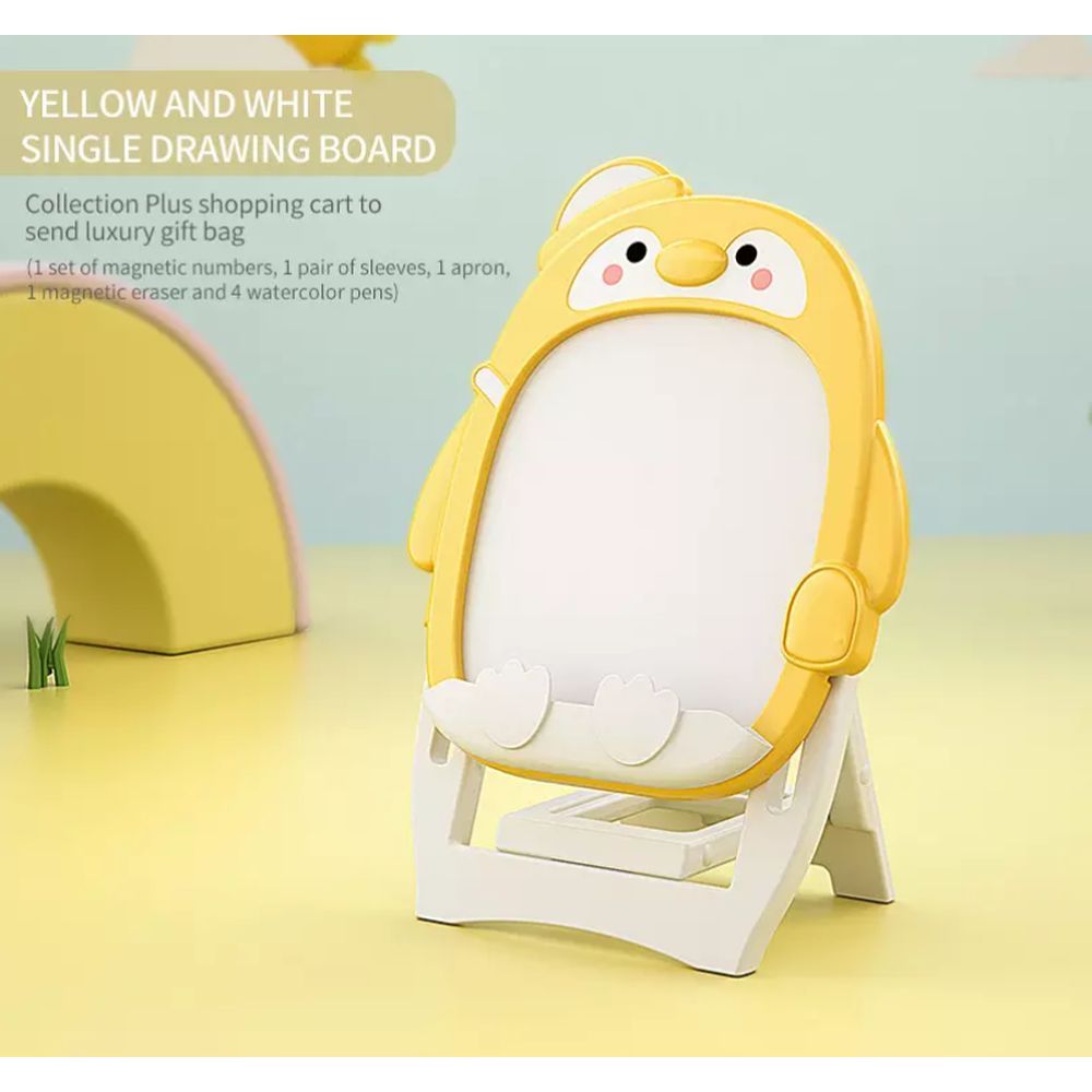 Megastar - My Penguin 2-in-1 Table/Chair & Activity Board - Yellow