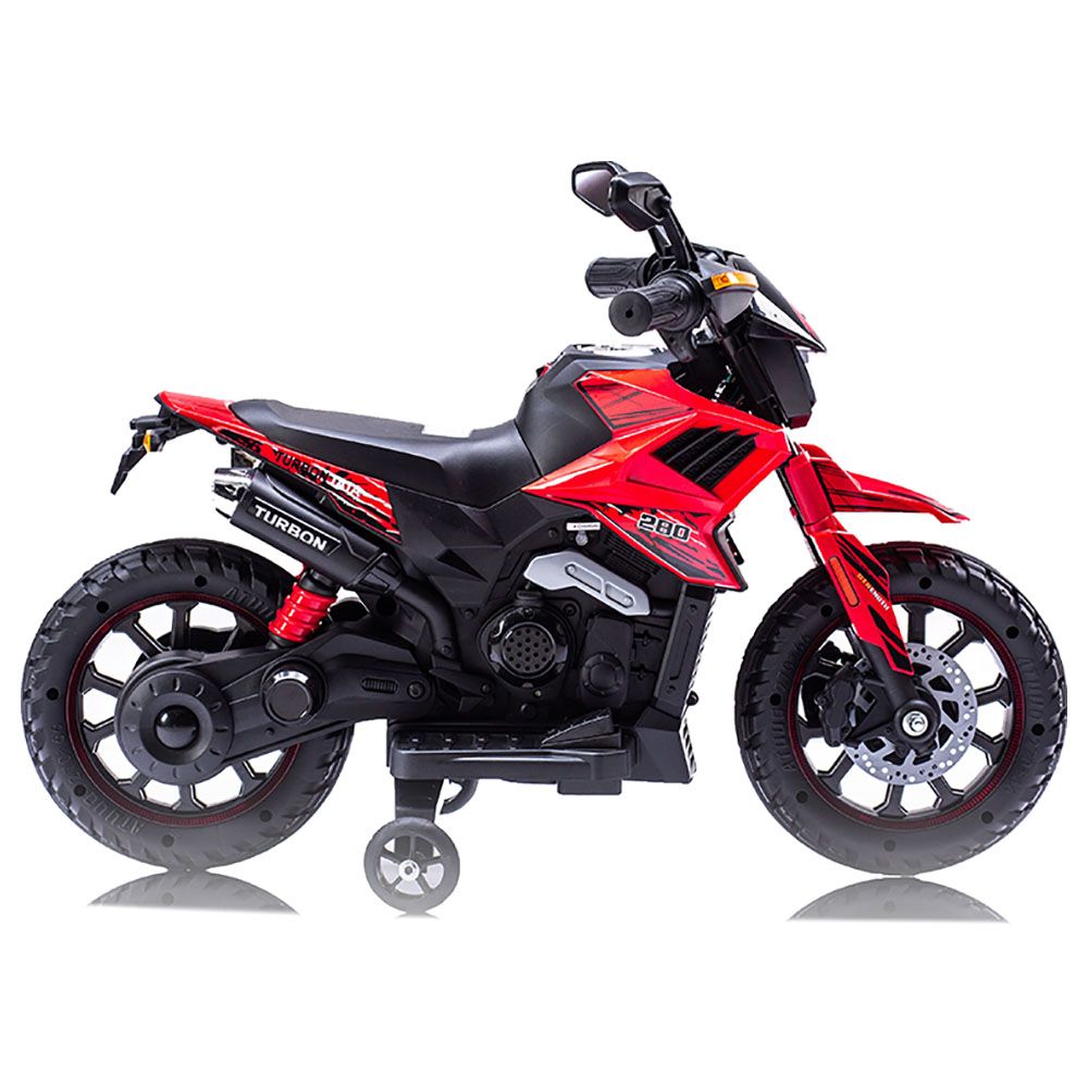 Megastar Children's Electric Firefly 6V Motorcycle - Red