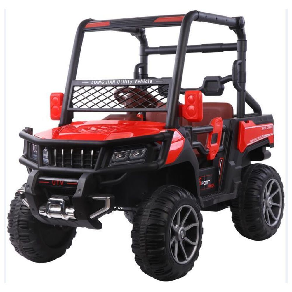 Megastar - Ride-on Special Forces Army Kids Jeep 12V - Red