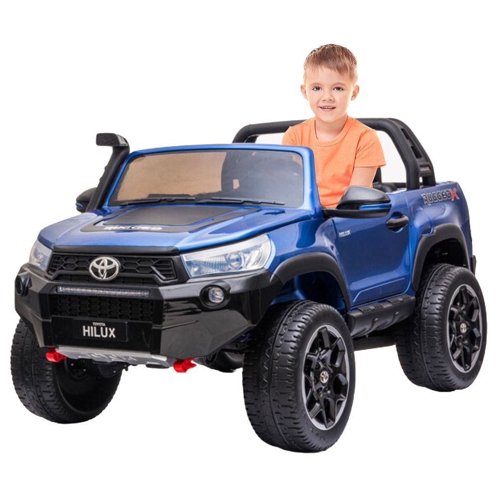 Megastar - Toyota Hilux 2 Seater SUV Ride-on Car 12V - Metallic Blue