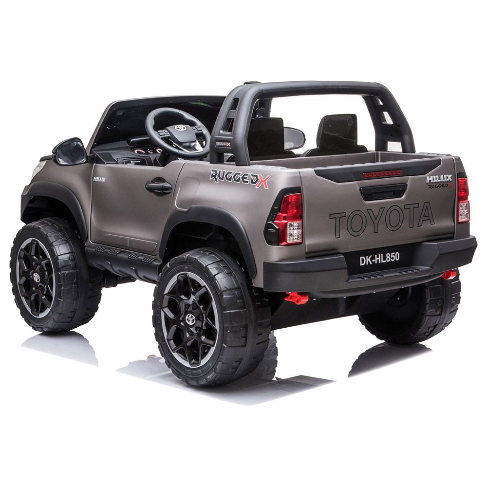 Megastar - Toyota Hilux 2 Seater SUV Ride-on Car 12V - Metallic Grey