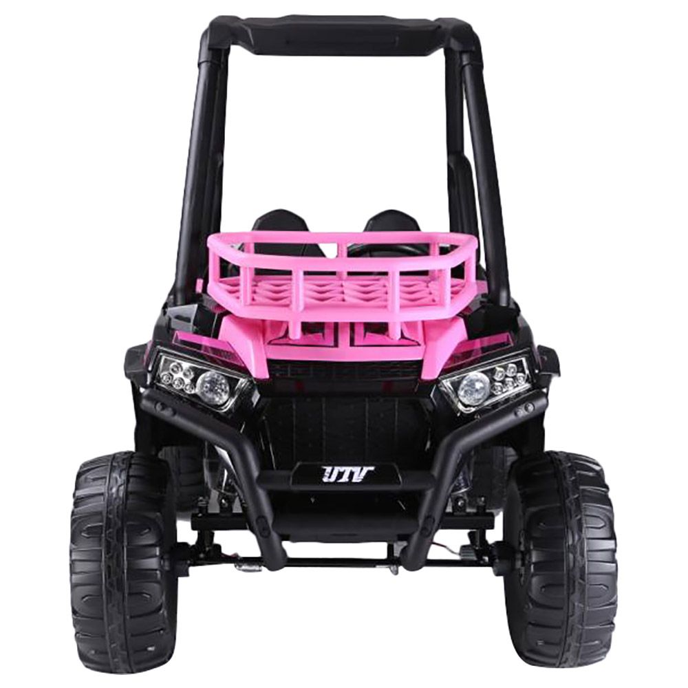 Megastar - 12V Double Seater Quadzilla Crawler Buggy - Pink