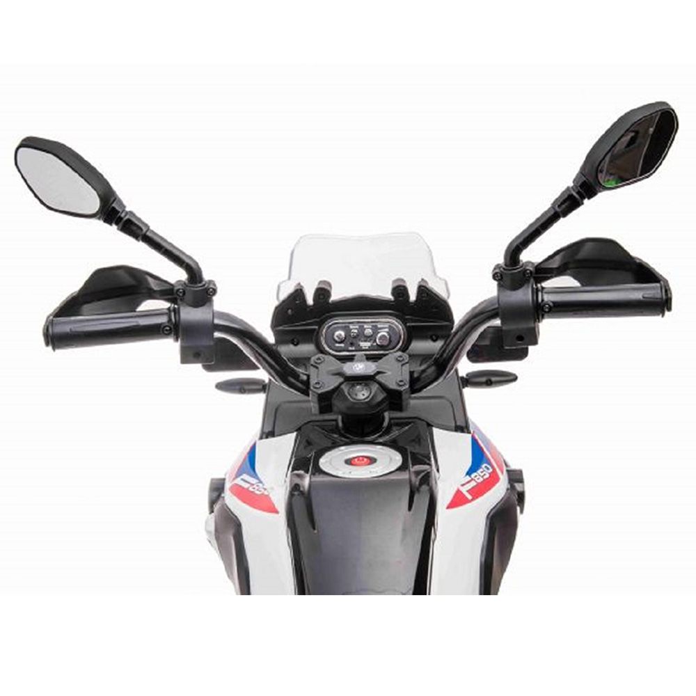 ميجا ستار - دراجة شرطة نارية للركوب F850 Gs مرخصة - أصفر