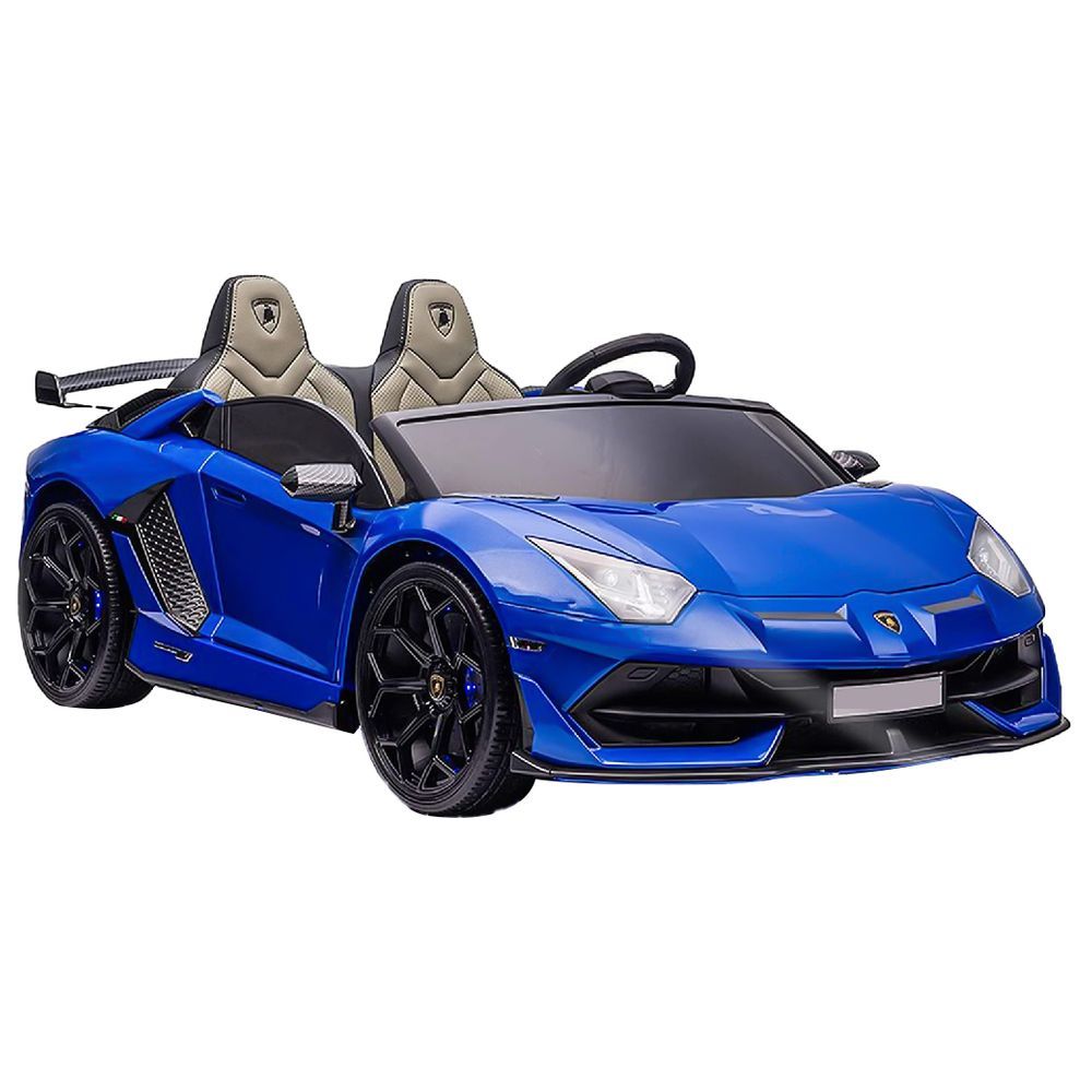 Megastar - Licensed 2 Seater Lamborghini Ride-On 24V - XXL - Blue