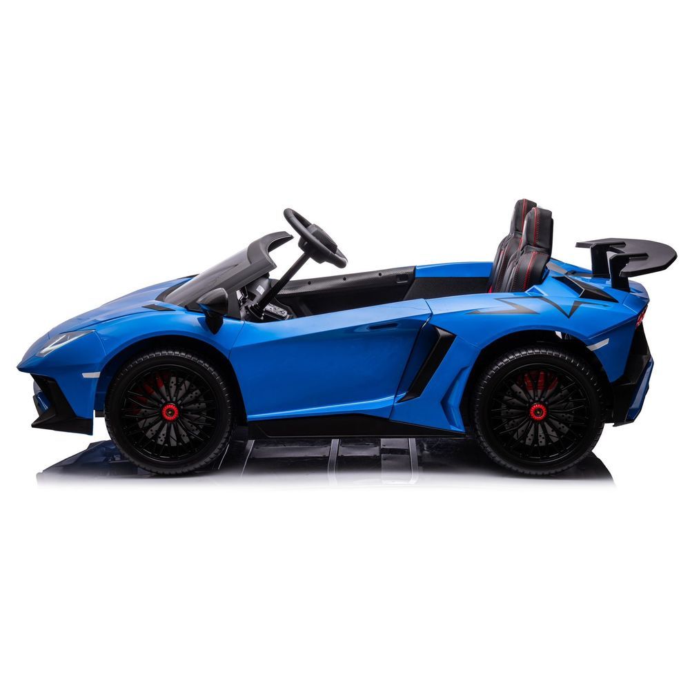 Megastar - Licensed 2 Seater Lamborghini Ride-On 24V - XXL - Blue