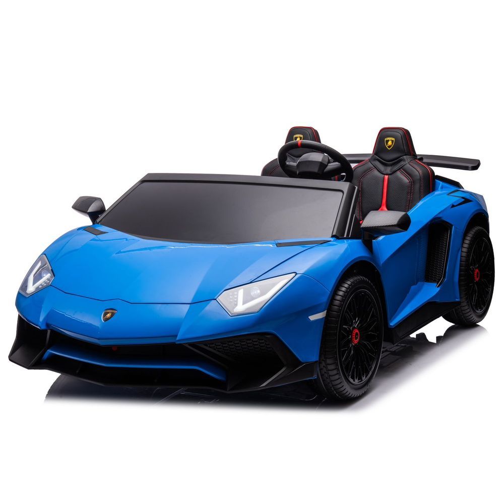 Megastar - Licensed 2 Seater Lamborghini Ride-On 24V - XXL - Blue