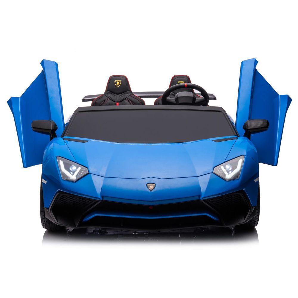 Megastar - Licensed 2 Seater Lamborghini Ride-On 24V - XXL - Blue