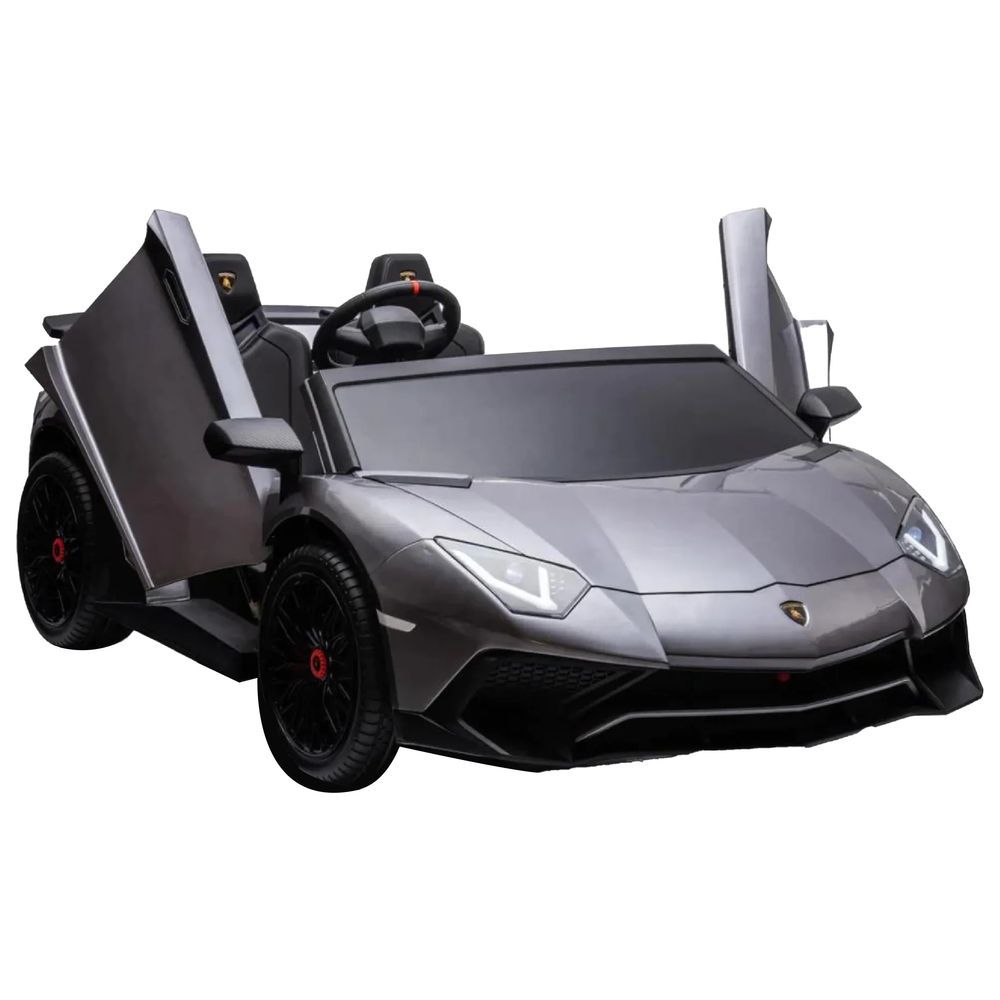 Megastar - Licensed 2 Seater Lamborghini Ride-On 24V - XXL - Grey