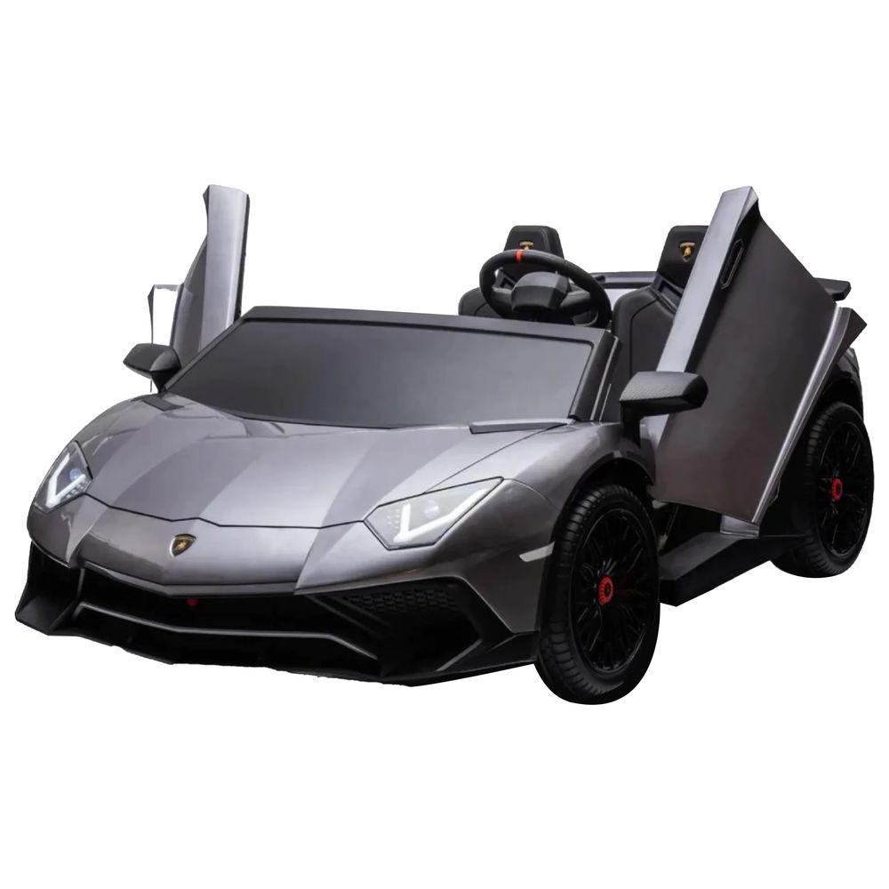 Megastar - Licensed 2 Seater Lamborghini Ride-On 24V - XXL - Grey