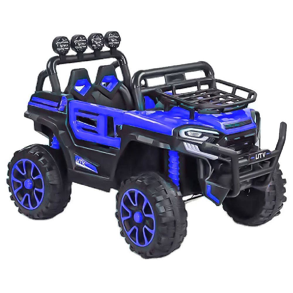 Megastar - Ride On Hurricane SUV Battery Operated Jeep 12V - Blue