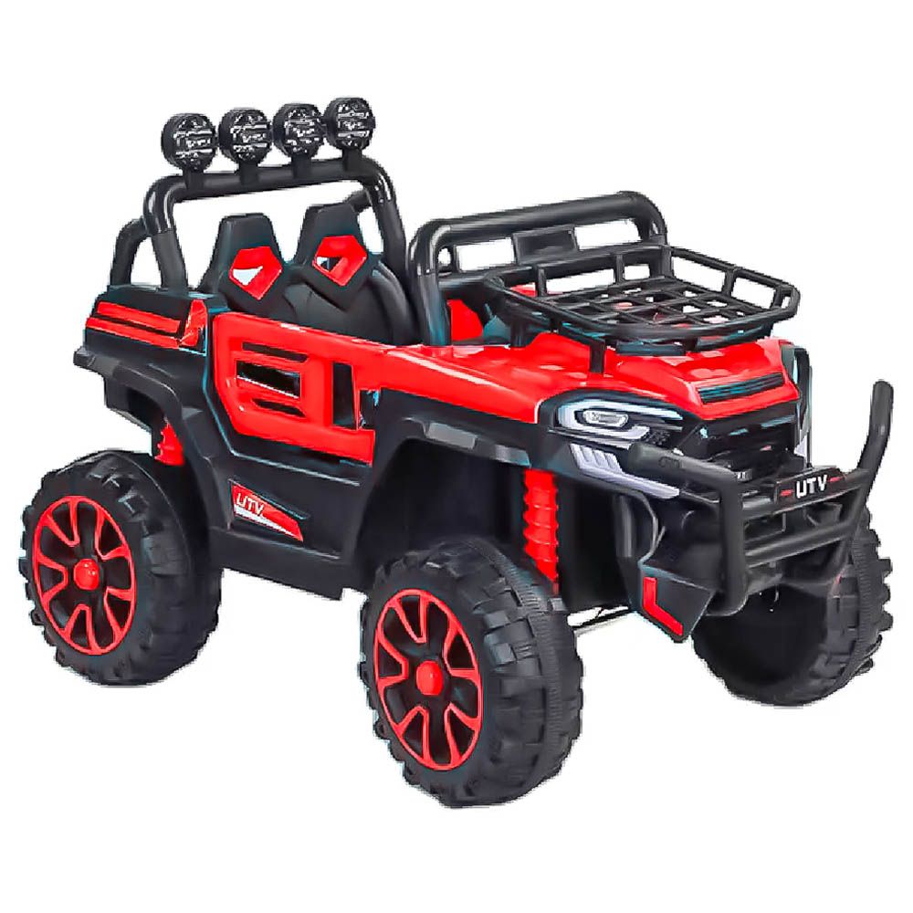 Megastar - Ride On Hurricane SUV Battery Operated Jeep 12V - Red