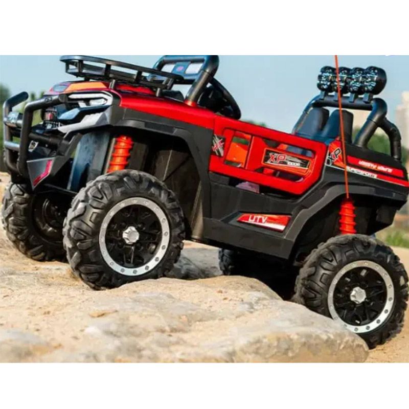 Megastar - Ride On Hurricane SUV Battery Operated Jeep 12V - Red