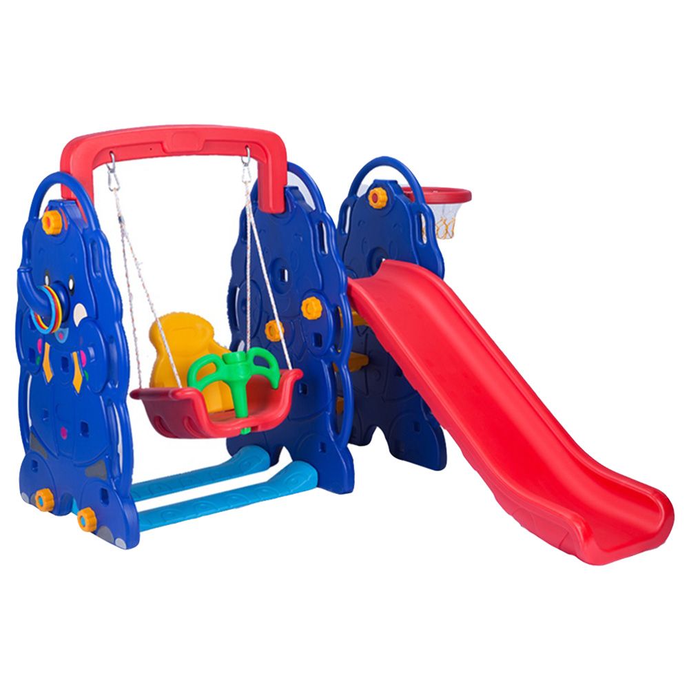 Megastar - Hippo Slide Lap Rock & Dunk 4-in-1 Play Set