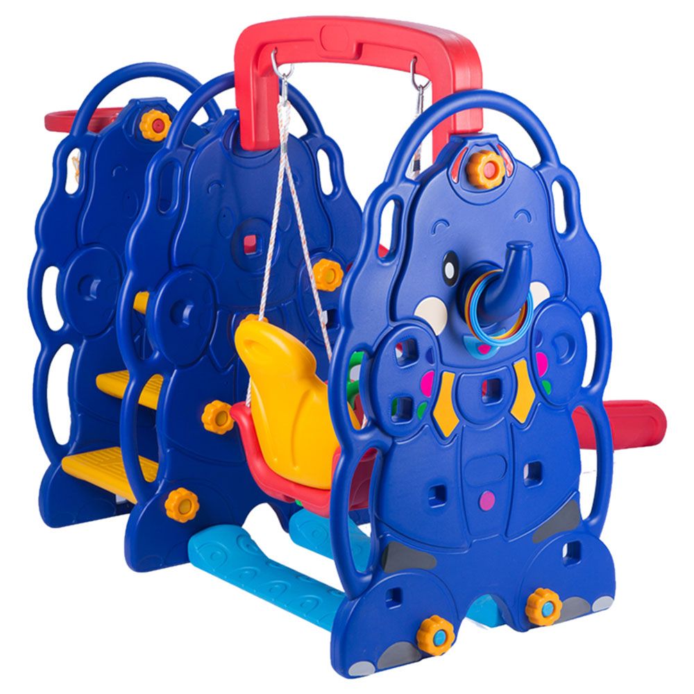 Megastar - Hippo Slide Lap Rock & Dunk 4-in-1 Play Set