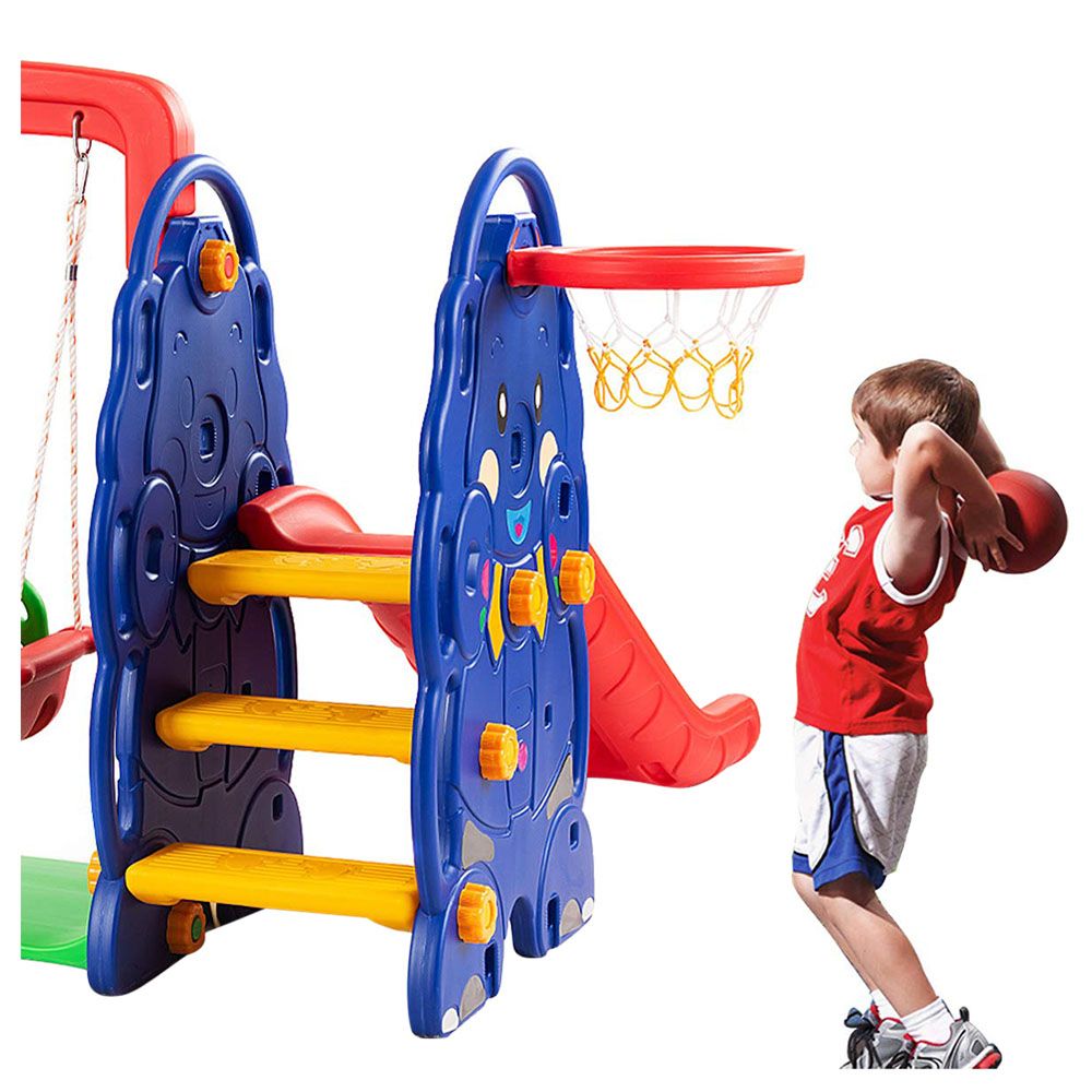 Megastar - Hippo Slide Lap Rock & Dunk 4-in-1 Play Set