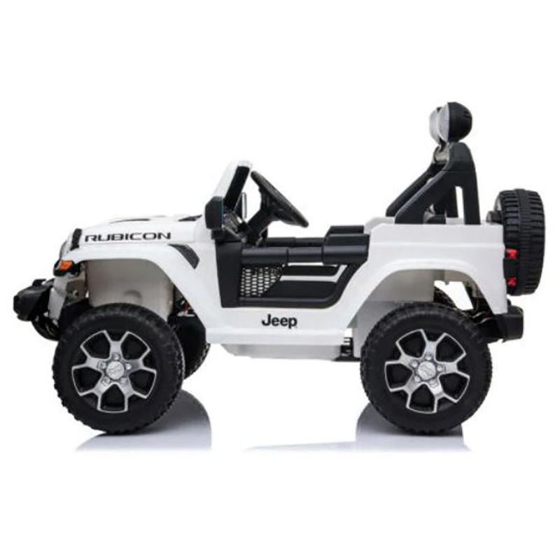 Megastar - 12V Licensed Wrangler Ride-On Jeep - White