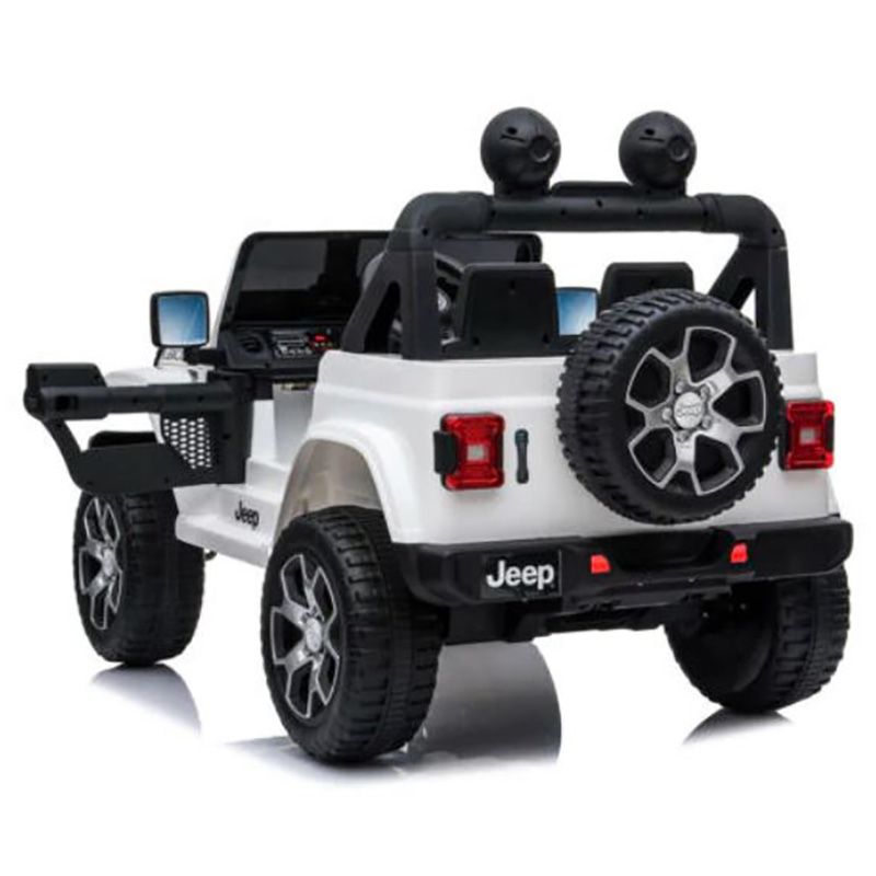 Megastar - 12V Licensed Wrangler Ride-On Jeep - White