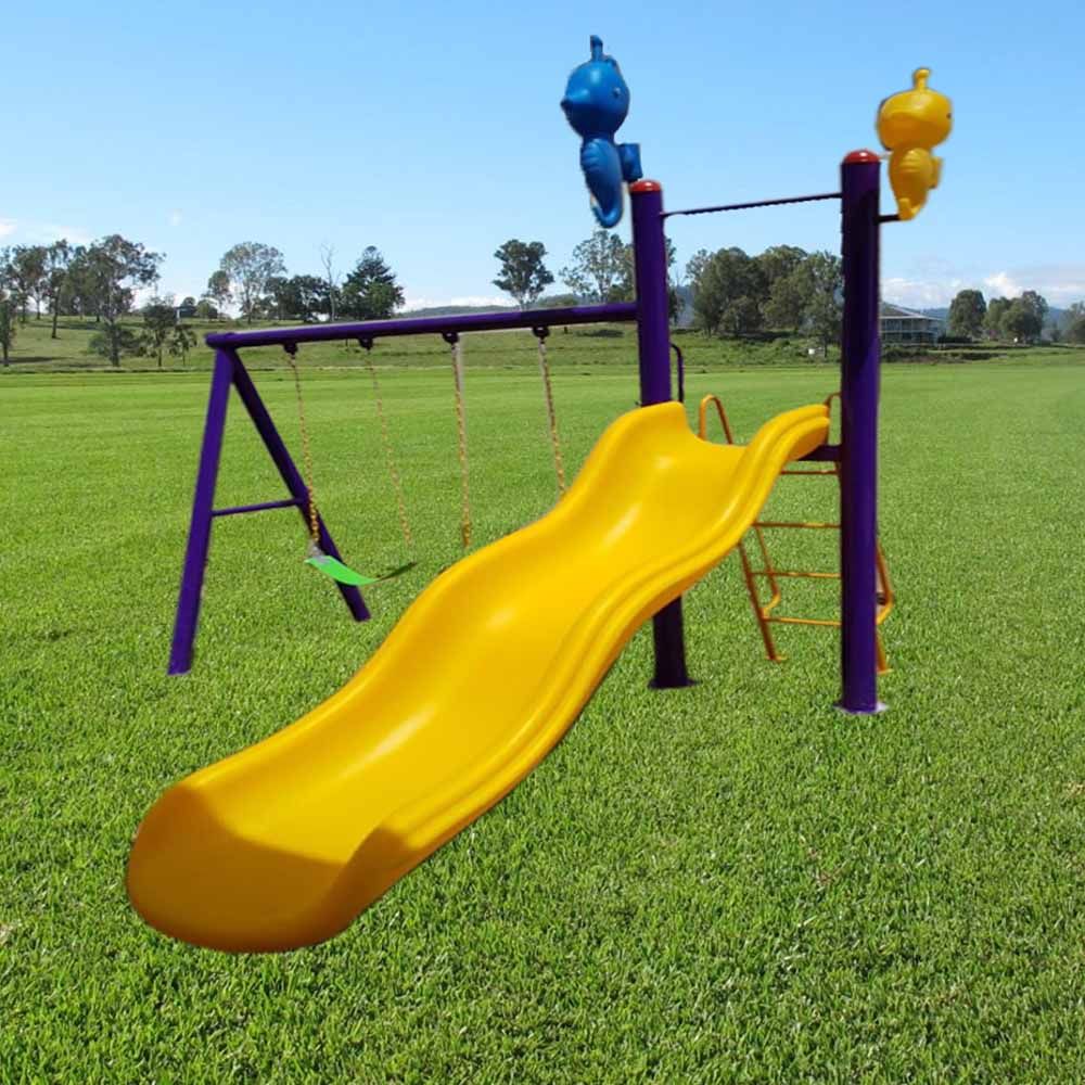 Megastar Birdy Slide N Swing Metal Playset - Assorted Colors