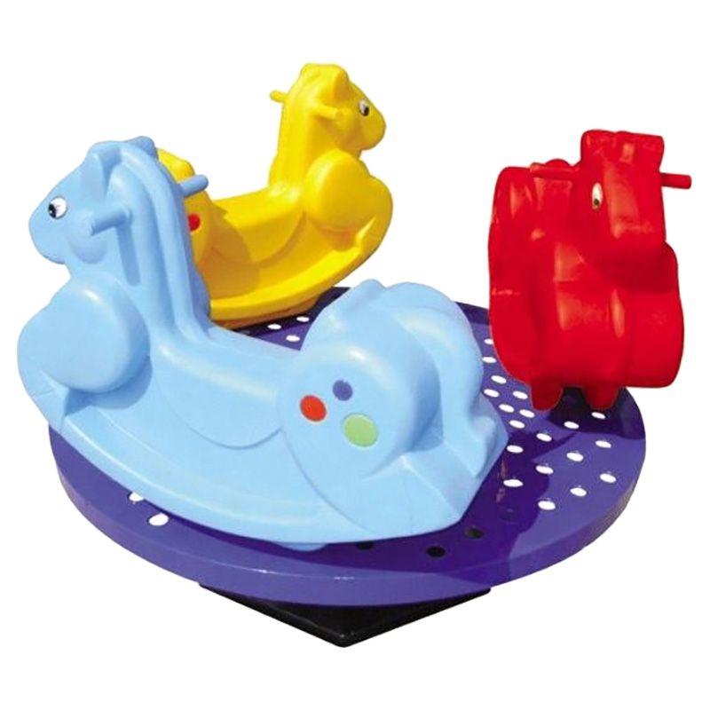 Megastar - Pony Musketeers Merry Go Round Metal Playset