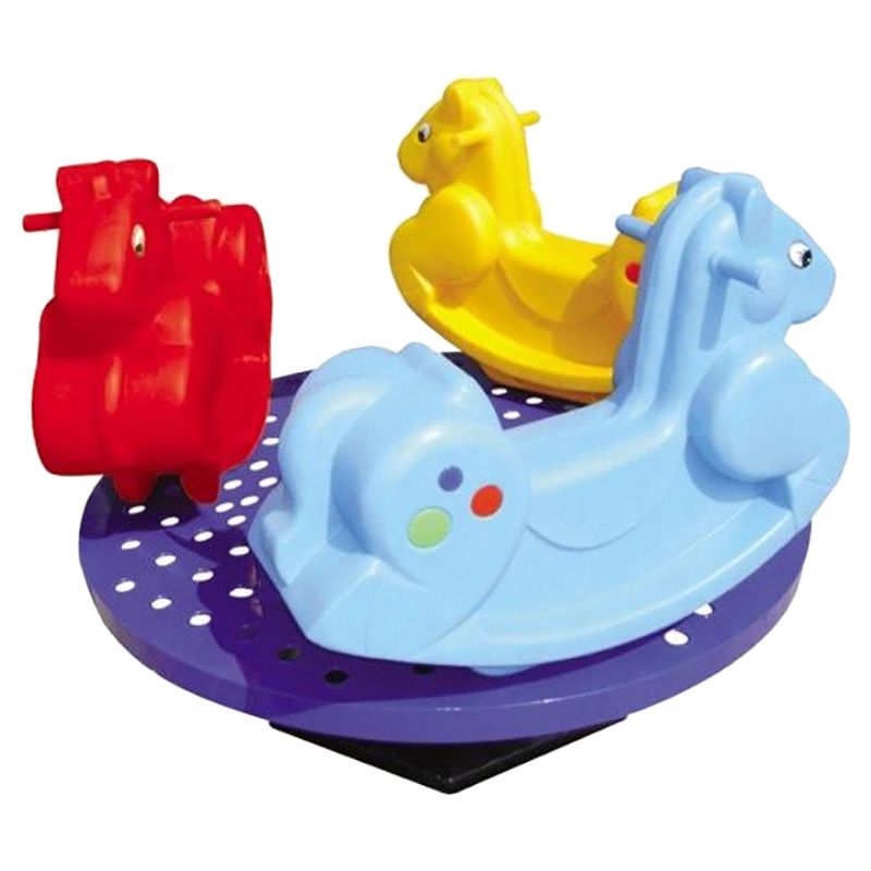 Megastar - Pony Musketeers Merry Go Round Metal Playset