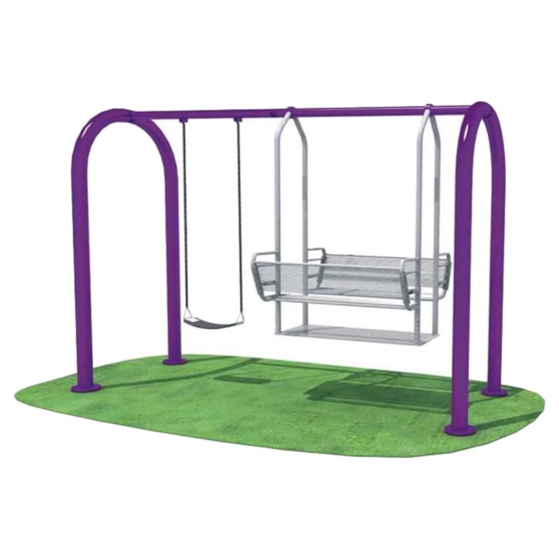 Megastar - Double Trouble Garden Swings Metal Playset