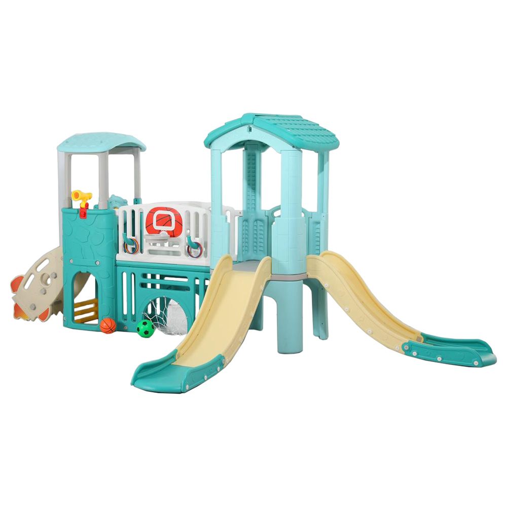 Megastar - Sky Blue Multislider Rock Climber Tunnel Playset